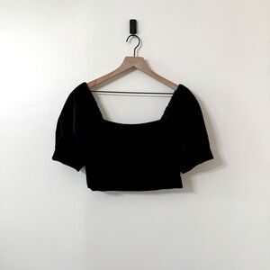 Alice + Olivia by Stacey Bendet velvet top. Size 6. New with tags.